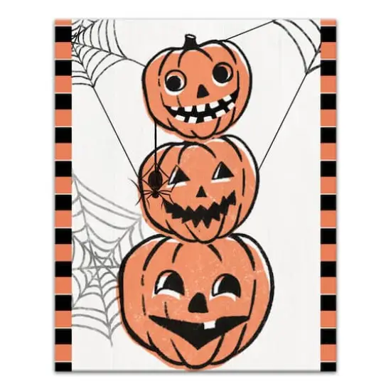 Jackolantern Stack 16" x 20" Canvas Wall Art {1}