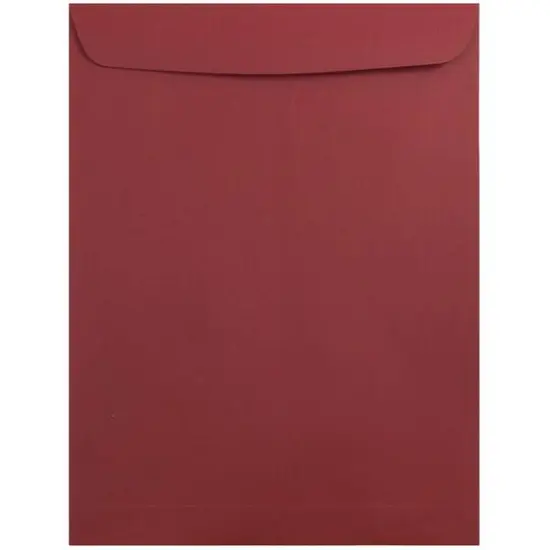 JAM Paper 9" x 12" Dark Red Open End Catalog Premium Envelopes {1}