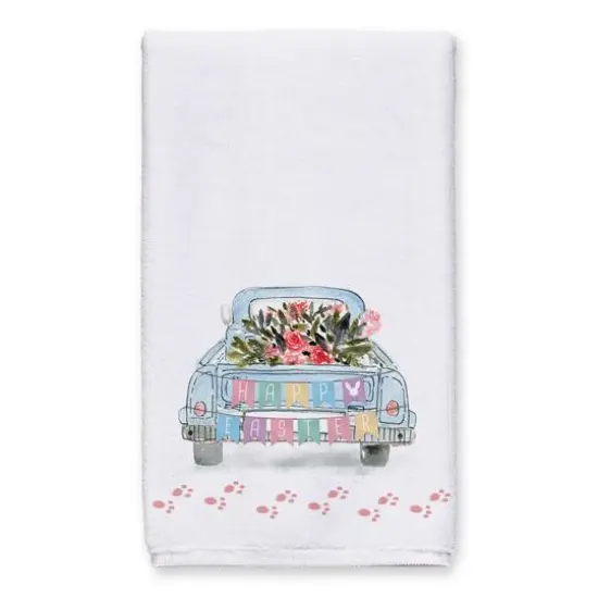 Easter Truck 16" x 25" Tea Towel - Set of 2 {3}