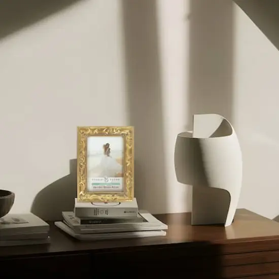 Expressions&trade; 4" x 6" Gold Ornate Wood Frame by Studio D&eacute;cor&reg; {3}