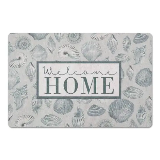 Welcome Home Multi Shell Floor Mat Blue/Gray {1}