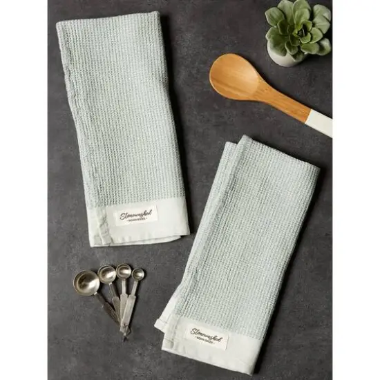 DII&reg; Jadeite Washed Waffle Woven Dishtowels, 2ct. {9}