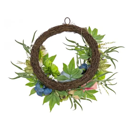 24'' Floral Decorated Harvest Wreath {5}
