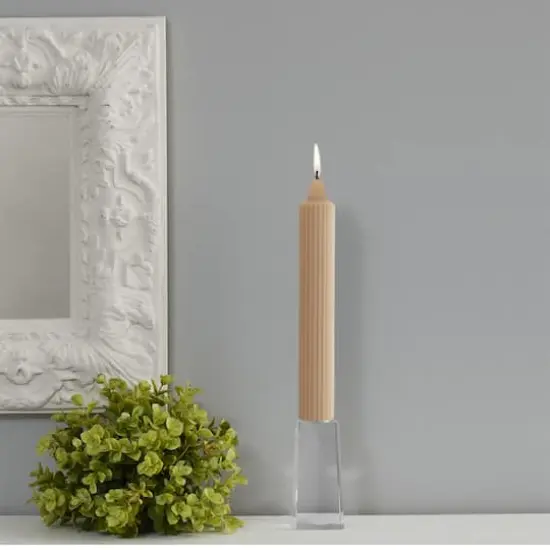 Root Candles 9" Unscented Grecian Collenette Taper Candles, 4ct. Blossom {4}