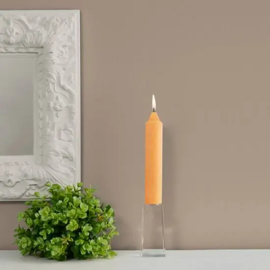 Root Candles 7" Unscented Timberline&trade; Collenette Taper Candles, 4ct. Mandarin {4}