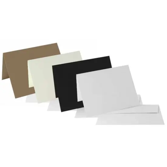 PA Paper&trade; Accents Cardmaker's Choice 100lb. Card & Envelope Pack, 4.25" x 5.5" Assorted {3}