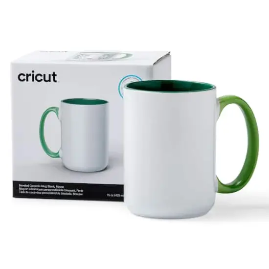 Cricut&reg; 15oz. Beveled Ceramic Mug Blank Forest {3}