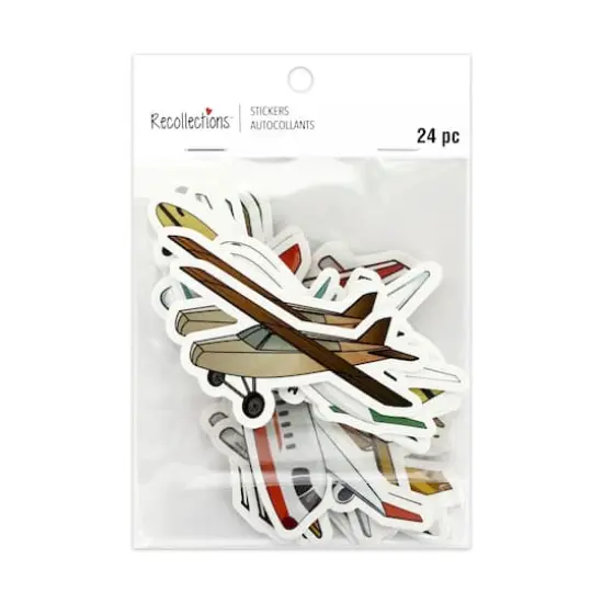 Die Cut Airplane Stickers by Recollections&trade; {4}