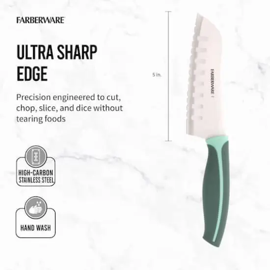 Farberware Precise Serrated Santoku Knife {5}