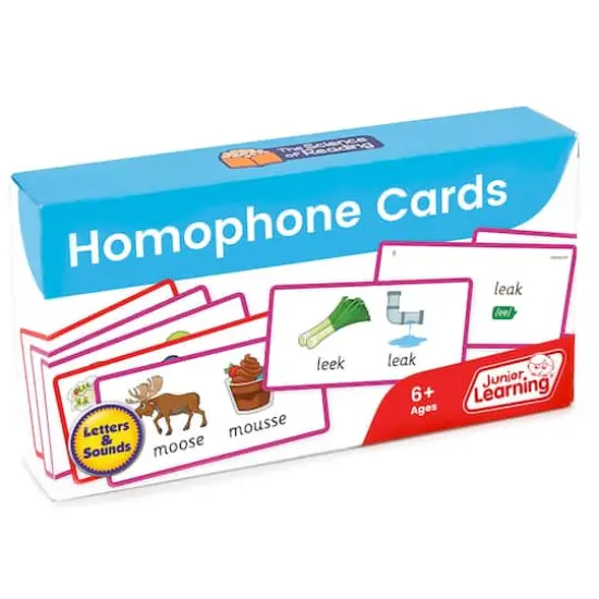 Junior Learning&reg; Homophone Flashcards {1}
