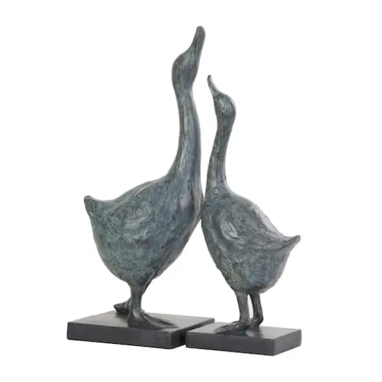 Blue Bird Sculpture Set {5}