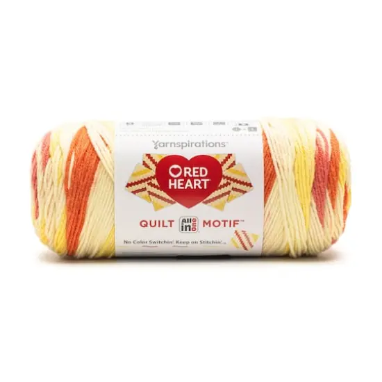 Red Heart&reg; All in One&trade; Quilt Motif Yarn Vintage {1}