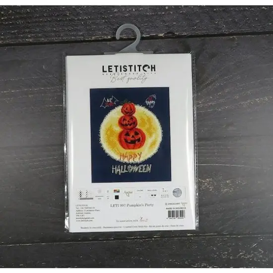 Letistitch Pumpkin's Party Counted Cross Stitch Kit {4}