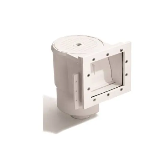 Swim Central HydroTools 11.5" White Above-Ground Swimming Pool ABS Thru-Wall Skimmer {4}