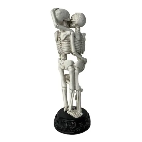 12" Skeleton Lovers Kiss Tabletop D&eacute;cor by Ashland&reg; {3}