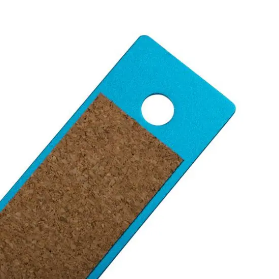 JAM Paper Metallic Stainless Steel Rulers, 12ct. Blue {7}