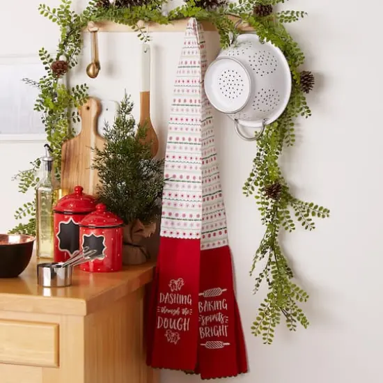 DII&reg; Holiday Kitchen Towel Scarf {9}