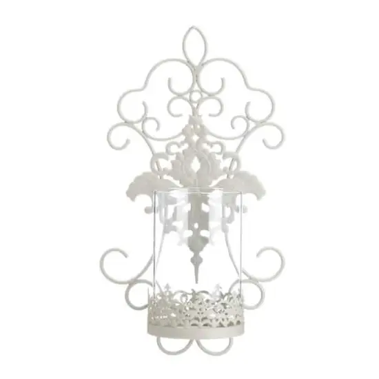15'' Romantic Lace Candle Wall Sconce {1}