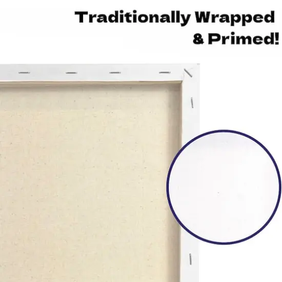 Artskills&reg; 6 Pack 12" x 16" Stretched Primed Value Canvas {7}