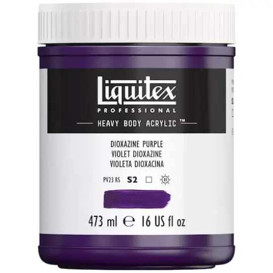 Liquitex&reg; Professional Heavy Body Acrylic&trade; Paint, 16oz. Dioxazine Purple {4}