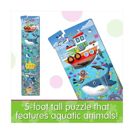 Long & Tall Puzzle - Under The Sea: 50+ Pcs {5}