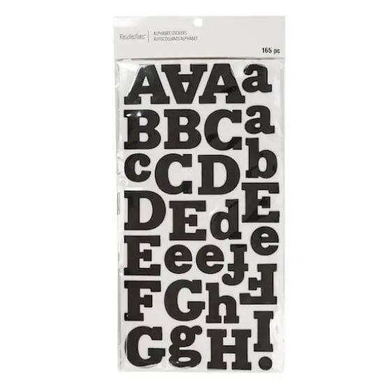 Large Black Foam Alphabet Stickers by Recollections&trade; {1}