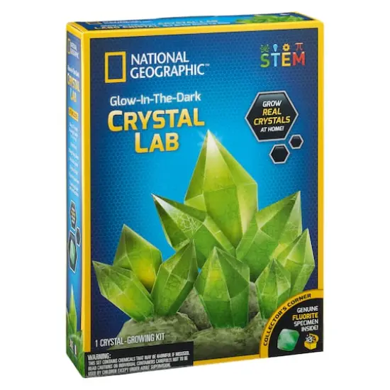 National Geographic&trade; Glow-In-The-Dark Crystal Lab {1}