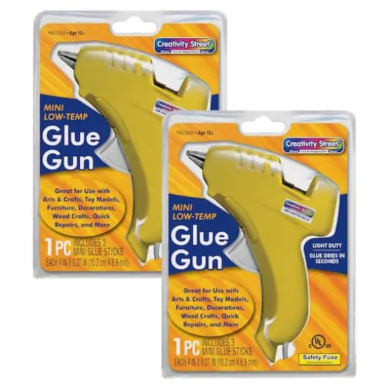 Creativity Street&reg; Low-Temp Mini Glue Gun, 2ct. {1}