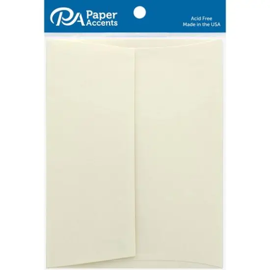 PA Paper&trade; Accents 4.25" x 5.5" Heavyweight Envelopes, 25ct. Porcelain {1}