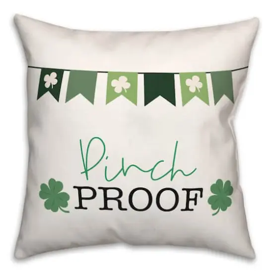 Pinch Proof Banner 3 18" x 18" Throw Pillow {3}