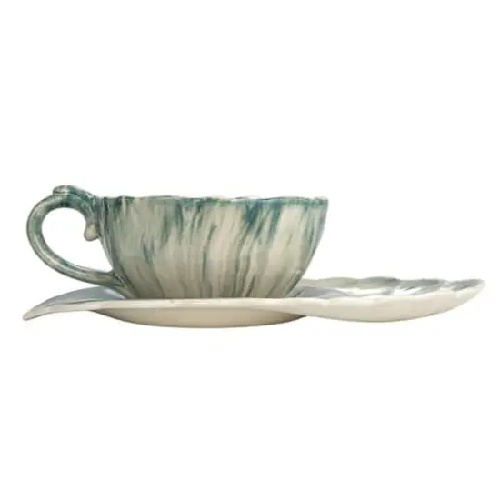 Hello Honey&reg; 10.25" Stoneware Teacup & Saucer Set {5}