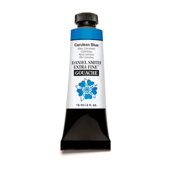 Daniel Smith Extra Fine&trade; Gouache Paint Cerulean Blue {1}
