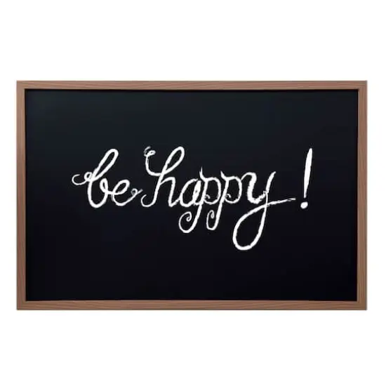 23" x 35" Brown Framed Chalkboard by B2C&reg; {3}