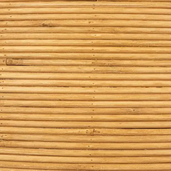 Hello Honey&reg; Small Rattan Round Accent Table Natural {6}