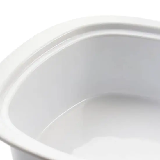 Gibson Elite&reg; 1.9qt. White Ceramic Casserole with Glass Lid {3}