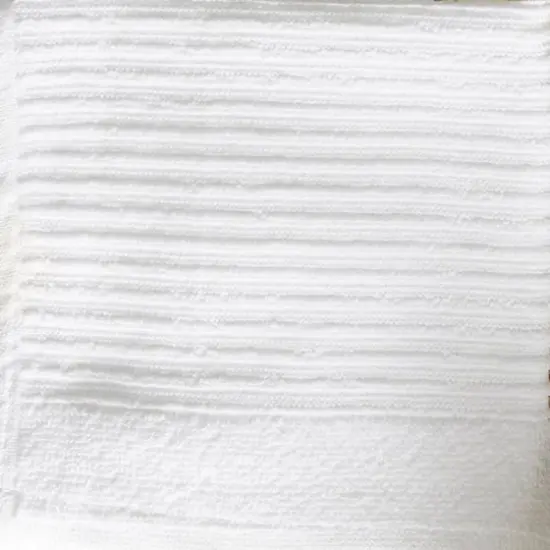 DII&reg; Ribbed Terry Dishcloths, 6ct. Tango Red/White {6}