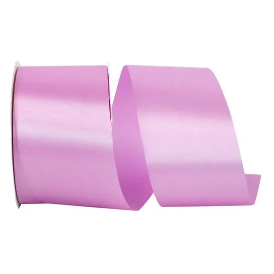 JAM Paper 2.5" x 50yd. Single Face Satin Allure Ribbon Purple Haze {1}