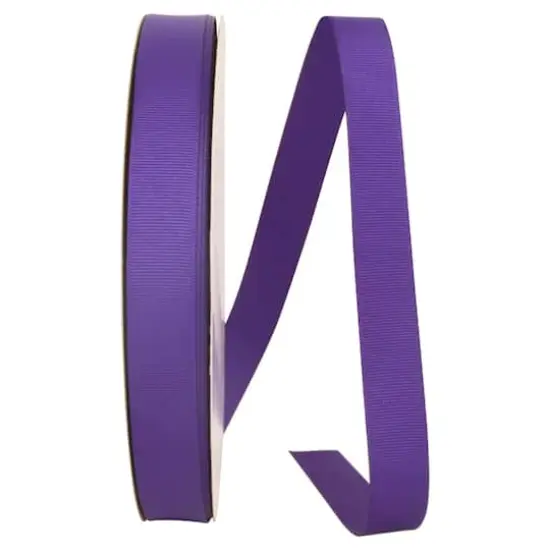 JAM Paper 7/8" Grosgrain Texture Ribbon Regal Purple {1}
