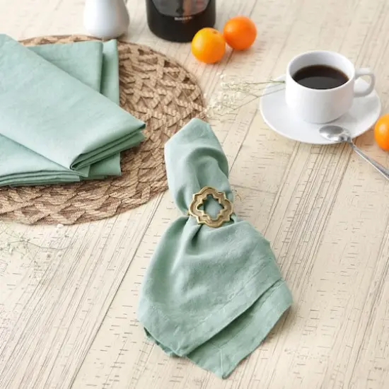 DII&reg; Oversized Linen Dinner Napkins, 4ct. Jadeite {6}