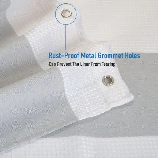 Elle D&eacute;cor Gray Jacquard Weave Shower Curtain {10}