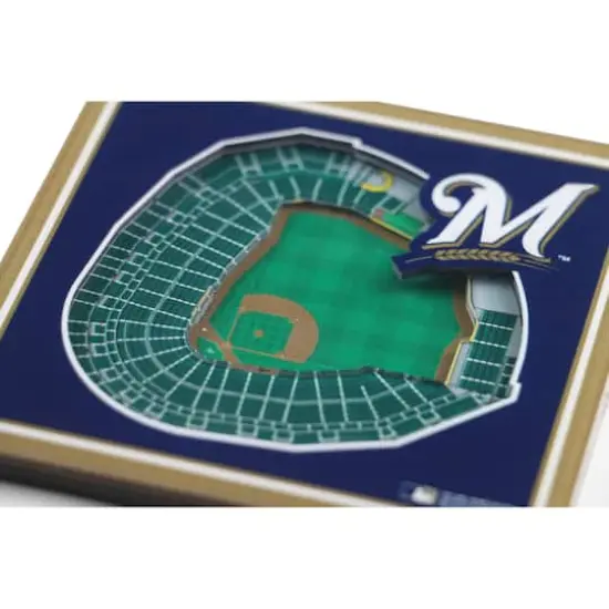 MLB 3D StadiumView Coasters Milwaukee Brewers {5}