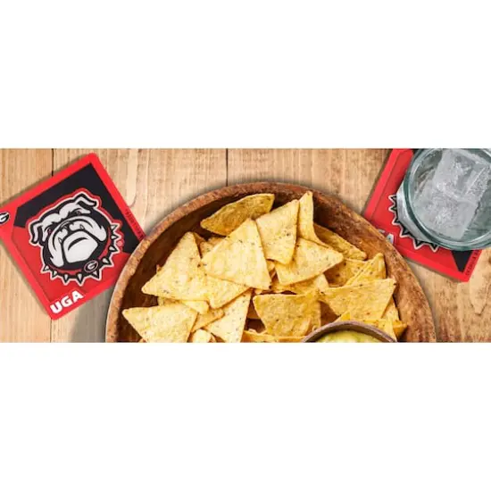 College Team 3D Logo Series Coasters, 2ct. Georgia Bulldogs {4}