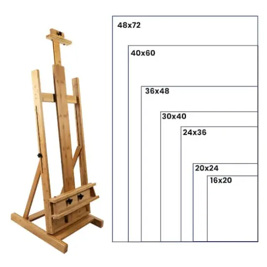 Pacific Arc Brazos H-Frame Studio Easel {8}