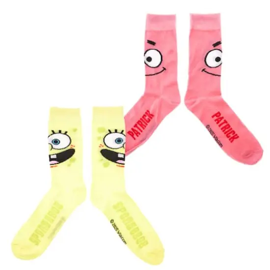 Spongebob & Patrick Crew Sock Set {1}
