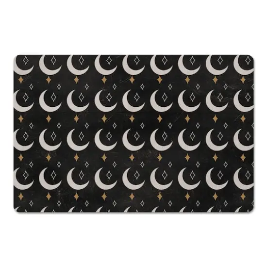 Twinkle Moon Stars 1 27" x 18" Floor Mat {1}