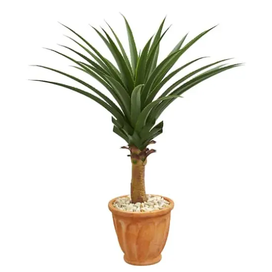 3.5ft. Agave Artificial Plant in Terra Cotta Planter {1}
