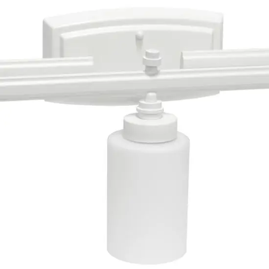 Lalia Home Essentix 23" 3-Light Vanity Fixture White {6}