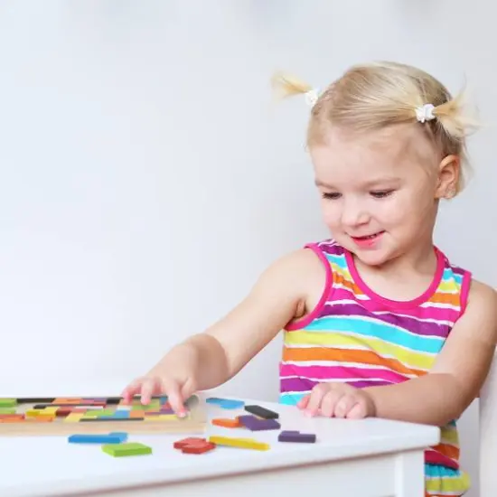 Toy Time 40 Piece Rainbow Pentominoes {7}