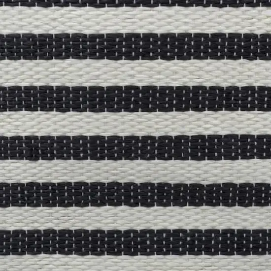 DII&reg; 20" Pinstripe Woven Paper Storage Bin Black {4}