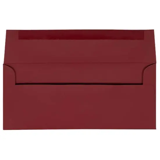 JAM Paper #10 Business Premium Straight Flap Envelopes, 50ct. Dark Red {4}